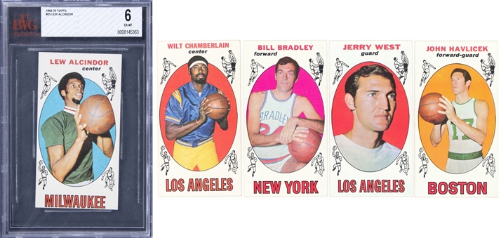 1969-70 Topps Basketball Complete Set (99) Including #25 Lew Alcindor BVG EX-MT 6 Example!